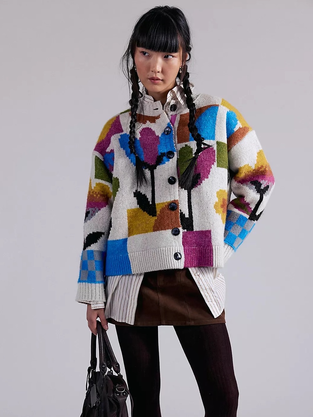 Free People Tulip Whirl Cardigan